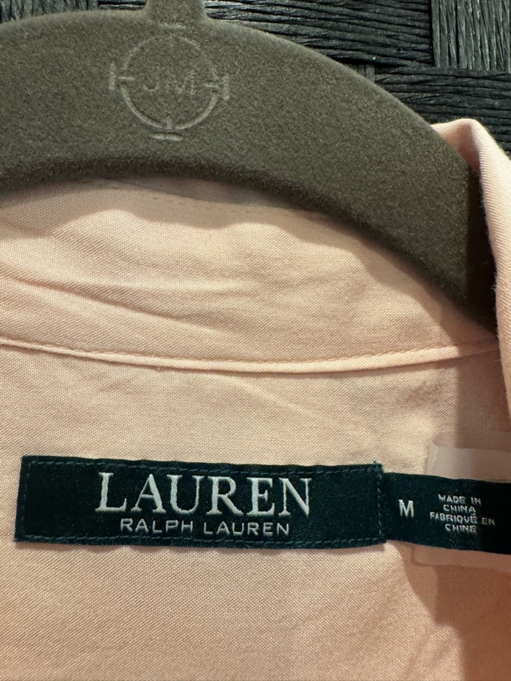 Ralph Lauren Women's Pale Pink Button-Up Blouse - Picture 2 of 2